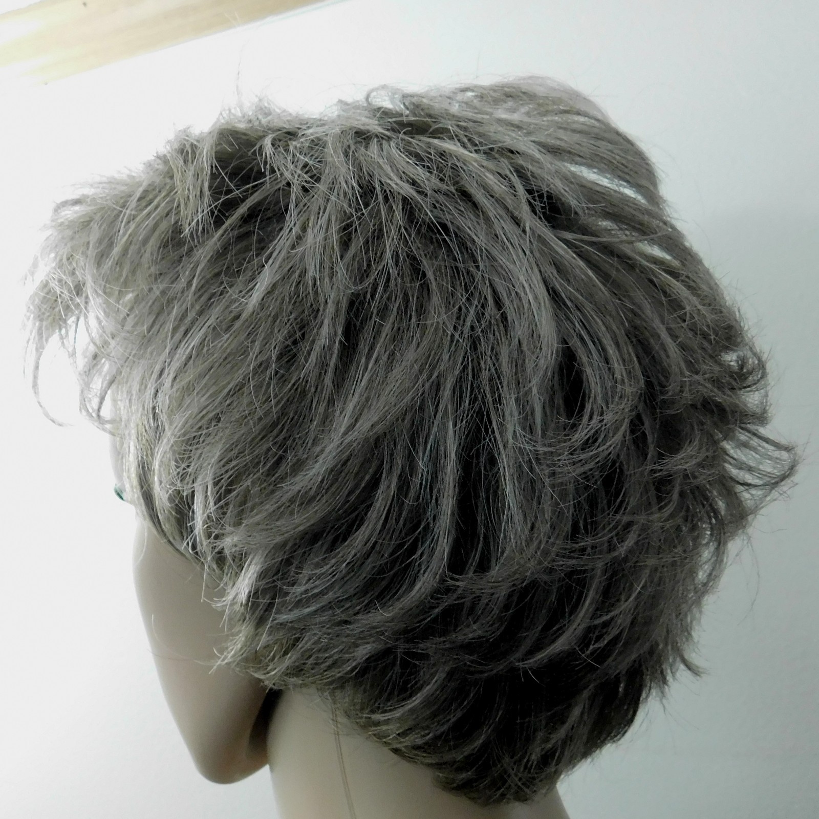 Choppy & Chunky Layered Short Medium Brown Blonde Gray Pixie Meg Synthetic Wig