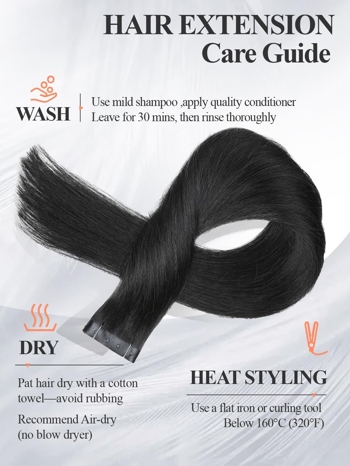 Hanne Fashion Invisible Beaded Weft Hair Extensions Human Hair Dual-Use Micro