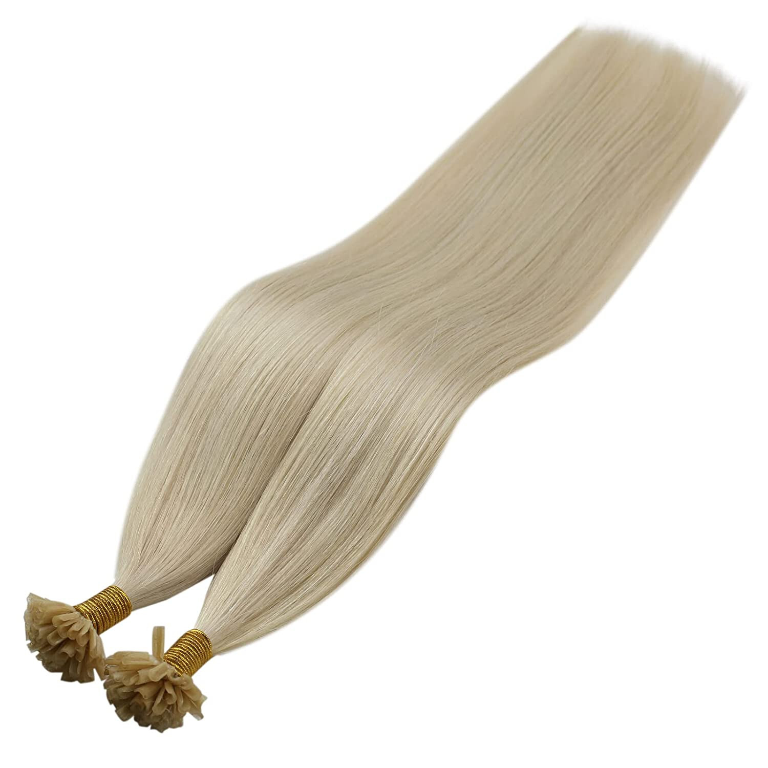 Pre-bonded Keratin U Tip Hair Extensions Real Human Hair Glue Fusion Nail Tip 1g