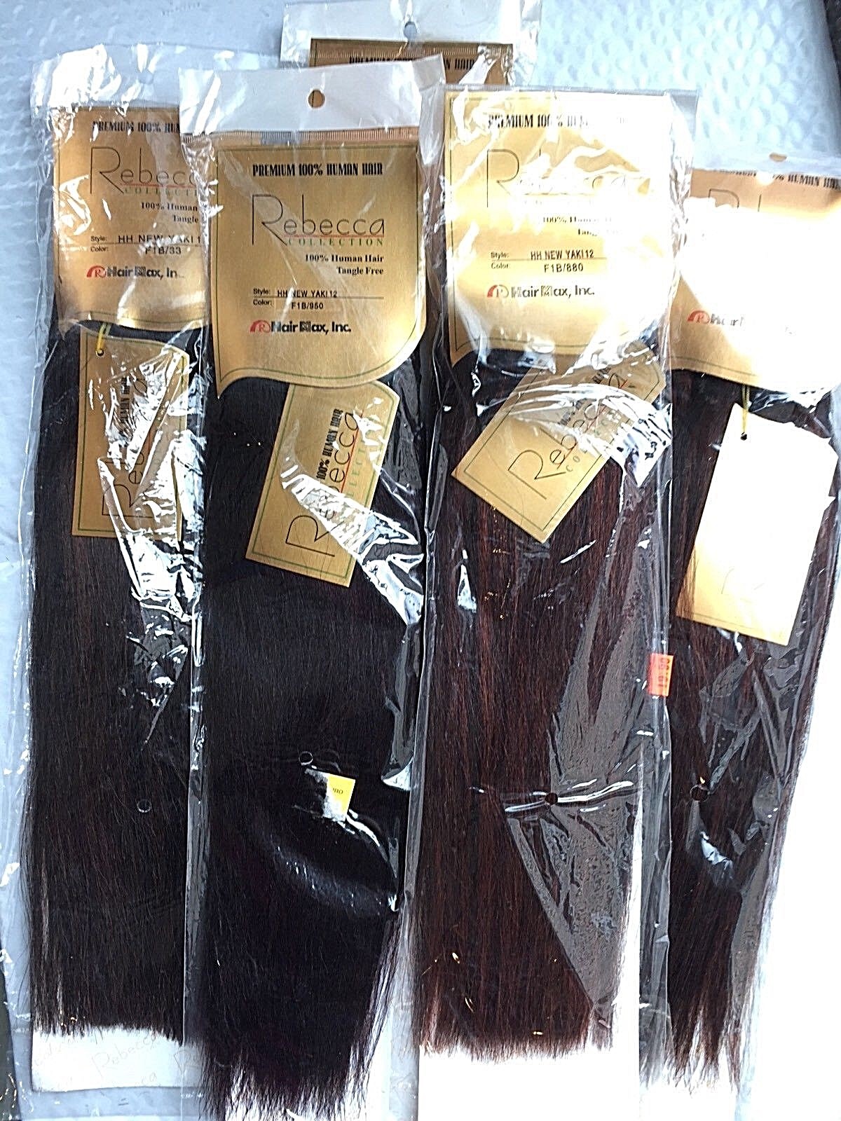 100% Human Hair For Weaving, 12″ Long Yaki Perm Style by Rebecca Collection!