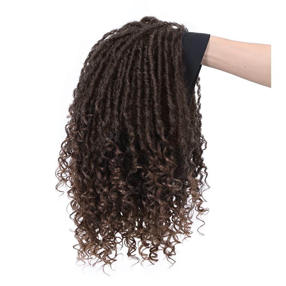 30 Inch Headband Dreadlock Wig Short Faux Locs Hairstyle For Women