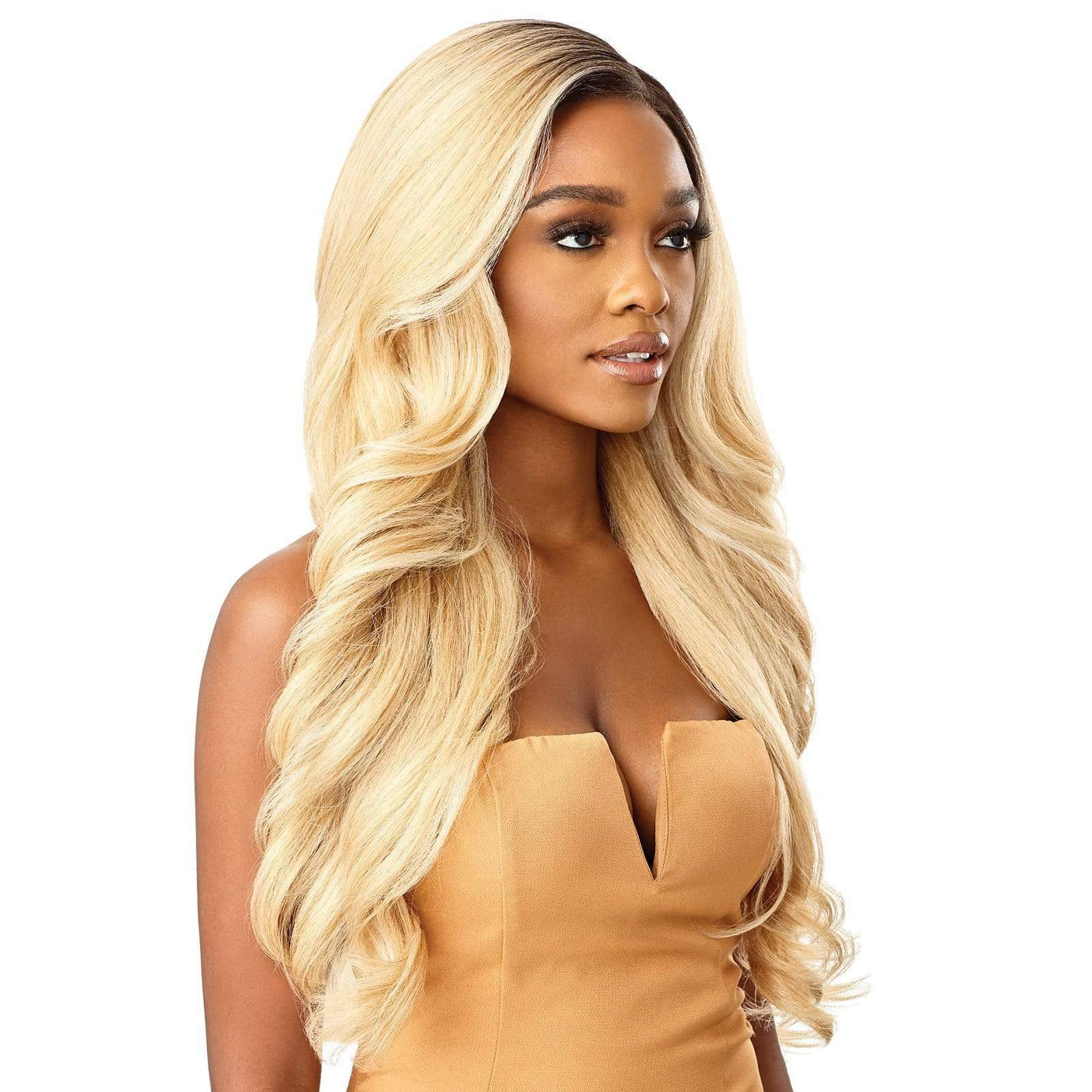 OUTRE MELTED HAIRLINE SYNTHETIC HD LACE FRONT WIG – KAMALIA