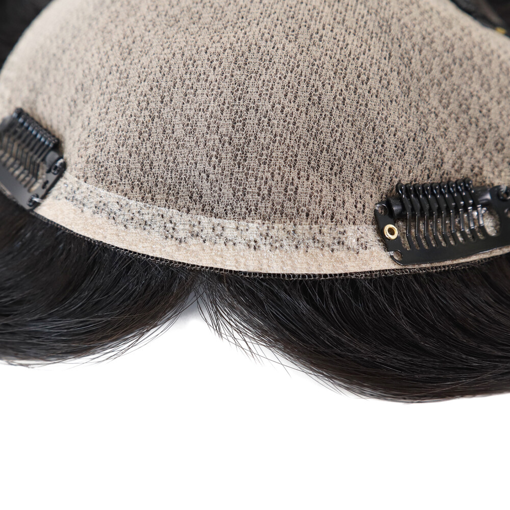 Silk Top Topper Women Human Cuticle Remy Hair Natural Black Hair Top Pieces
