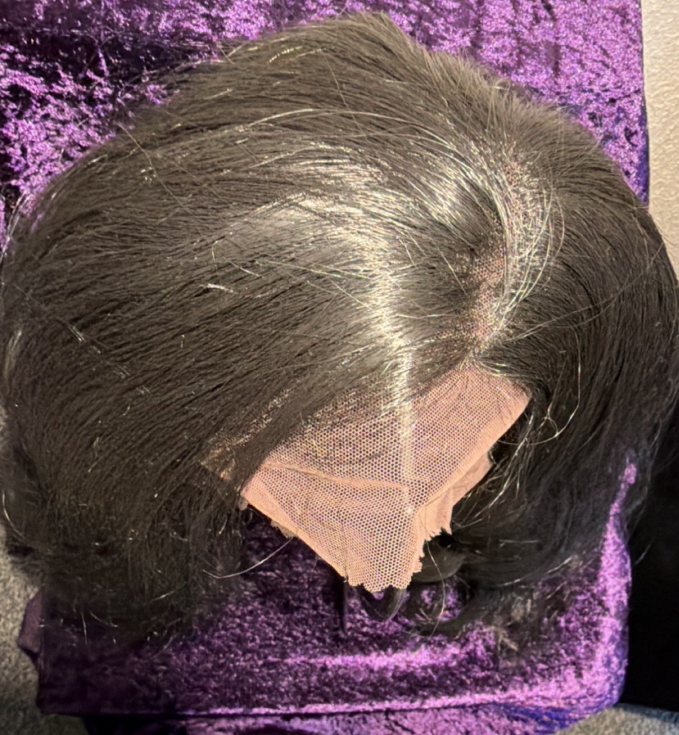 Black Lace Front Body Wave Wig Women Part Wavy Adjustable Strap One Size