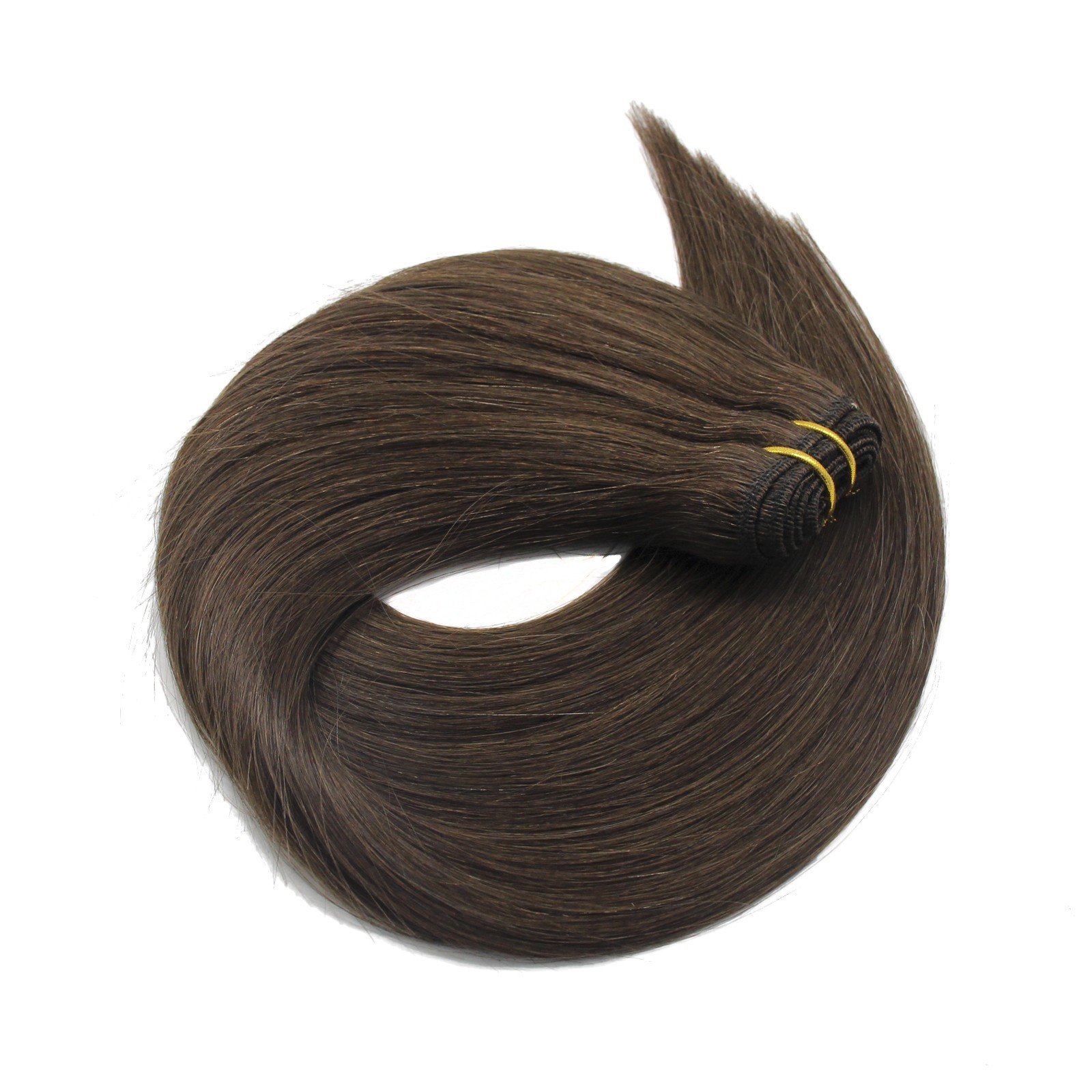 Weaving Hair Extensions Double Weft Sew Machine Made Hair Weft Remy Human Hair