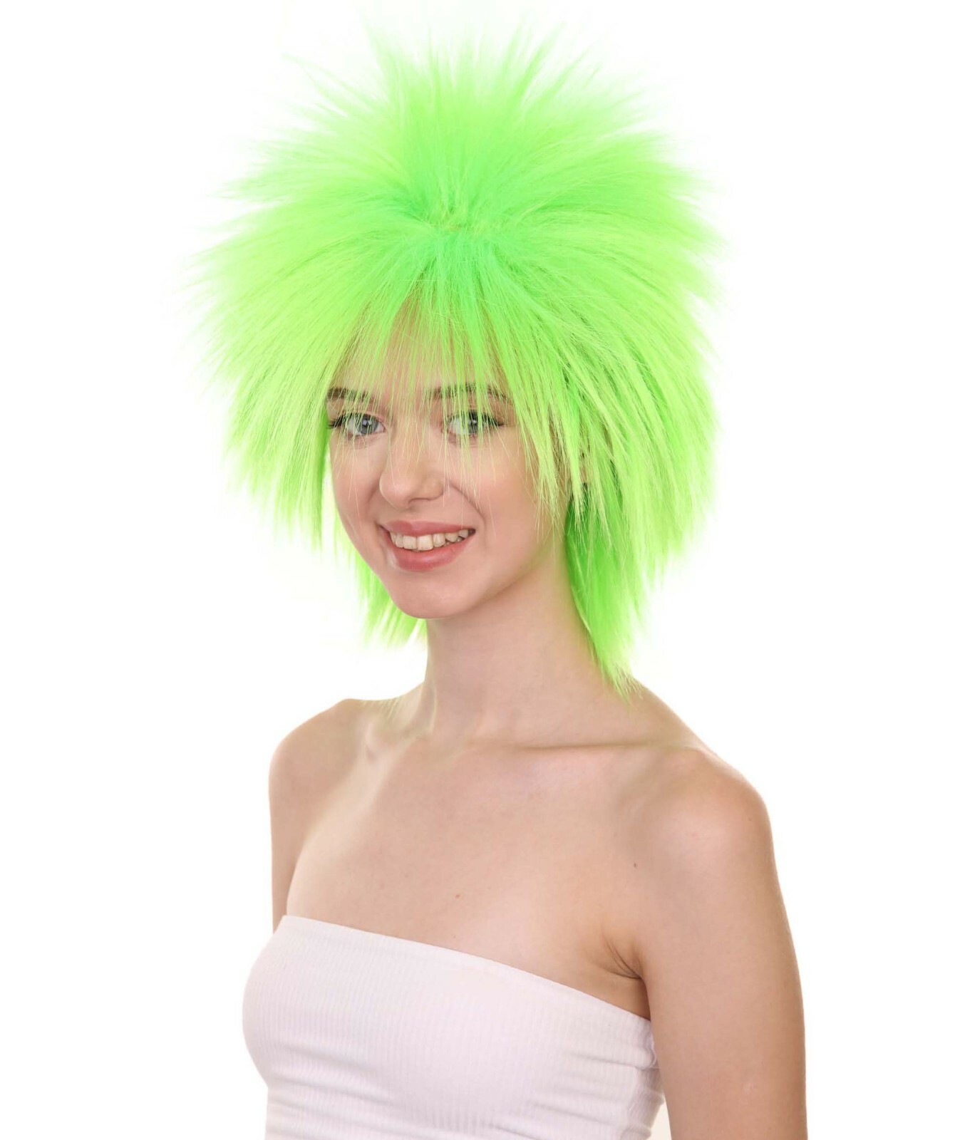 HPO Funky Punk Women’s Wig, Premium Breathable Capless Cap, HW-1244A