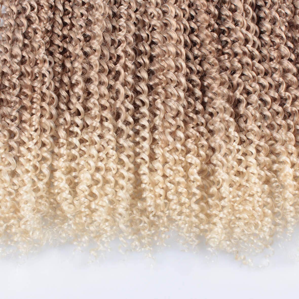 Leeven 24 Inch Water Wave Crochet Hair Passion Twist Ombre Blonde Curly Bohemian