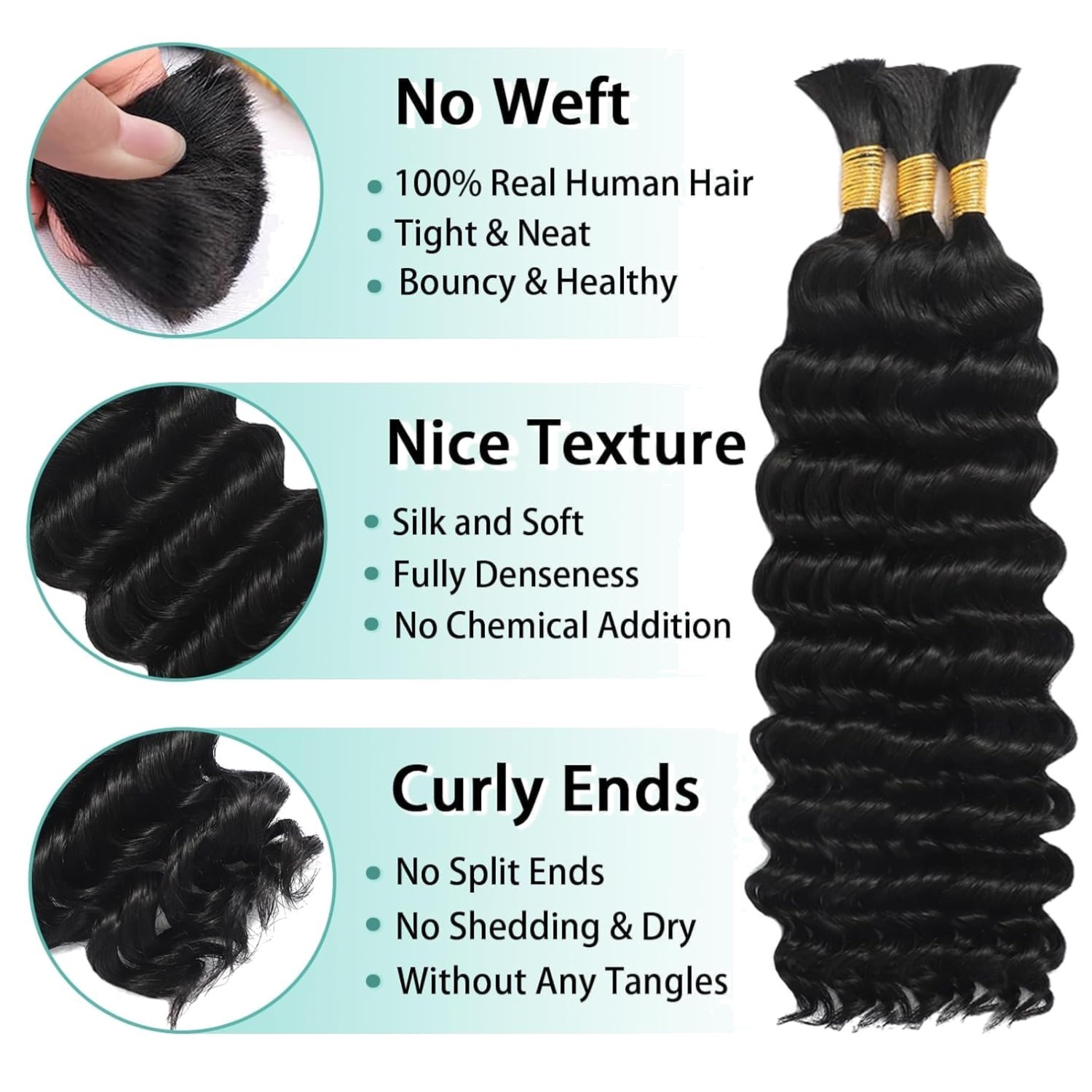 Stylish Boho Locs with Curly Human Hair Extensions