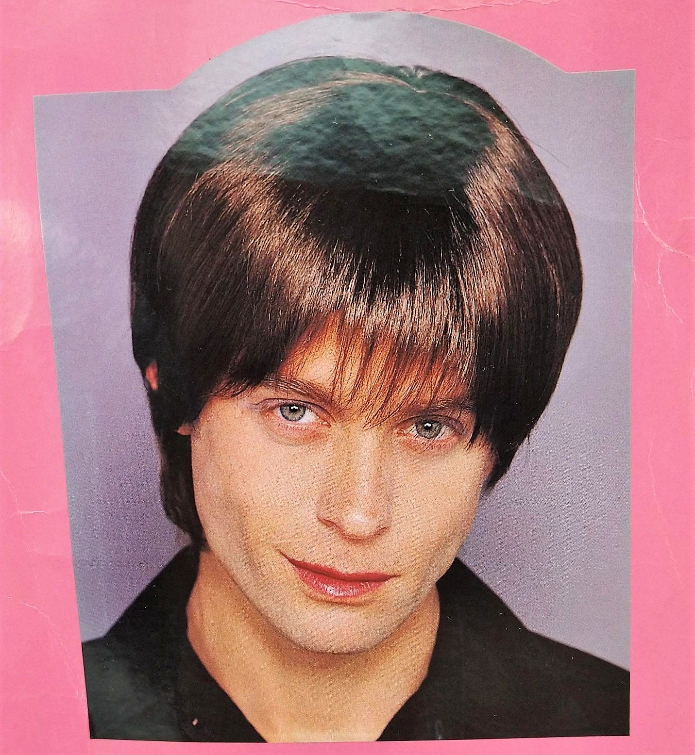 Garland Men Unisex Wig Unisex Short Full Hair Brown CW509