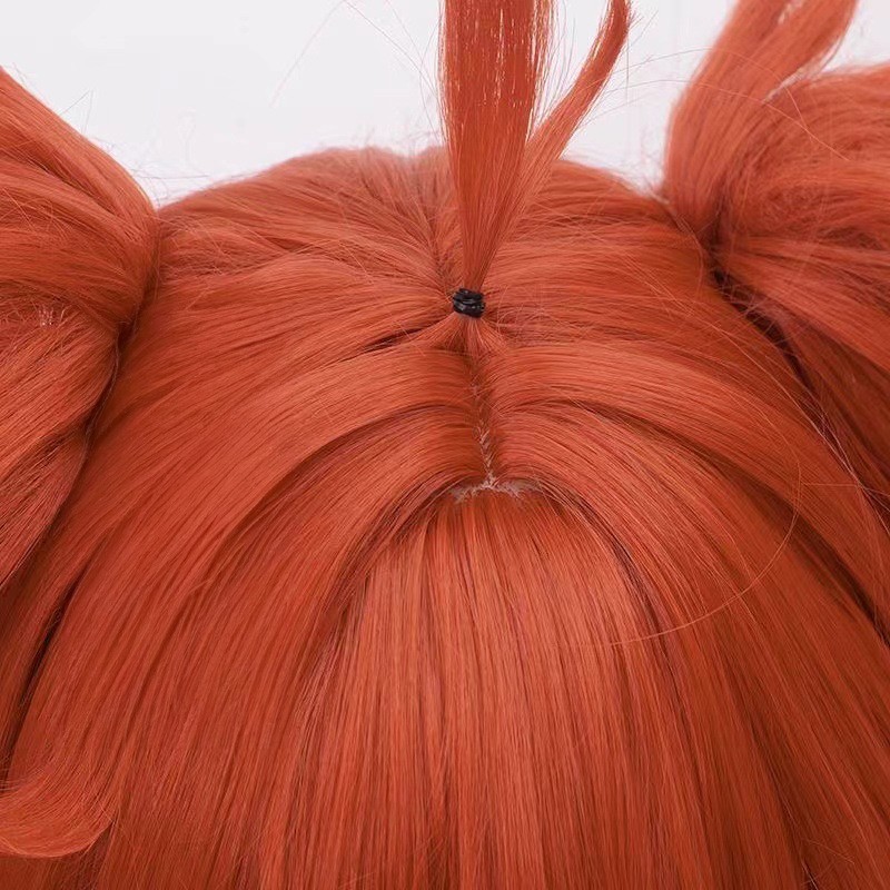 Zenless Zone Zero Koleda Belobog Cosplay Wig 500g Red Orange Mixed Spiky