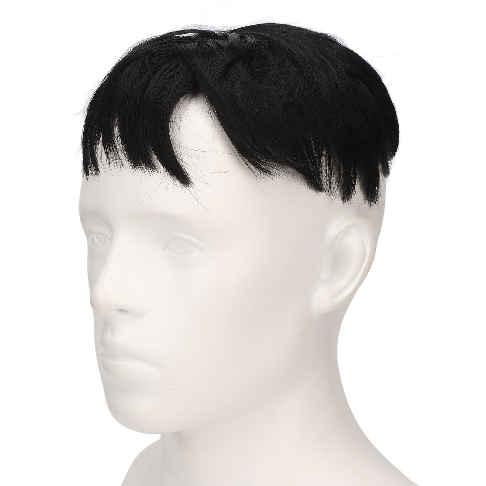 ­Men Short Toupee Fashionable Handsome Comfortable Breathable Men Hair Topper