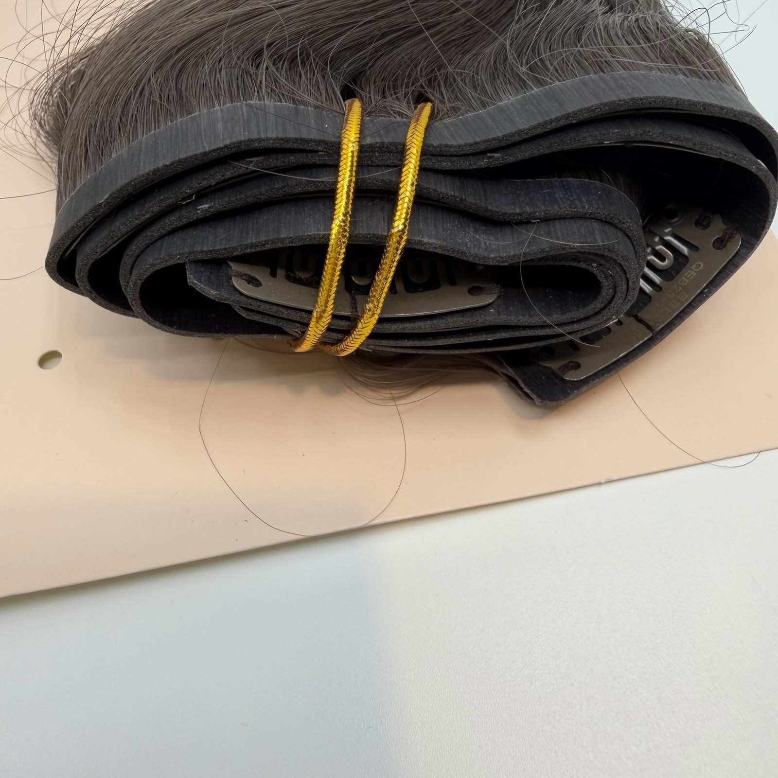 BELLAMI Silk Seam 26” Hair Clip In Walnut Brown #3 6 Clip In Set New Open Box