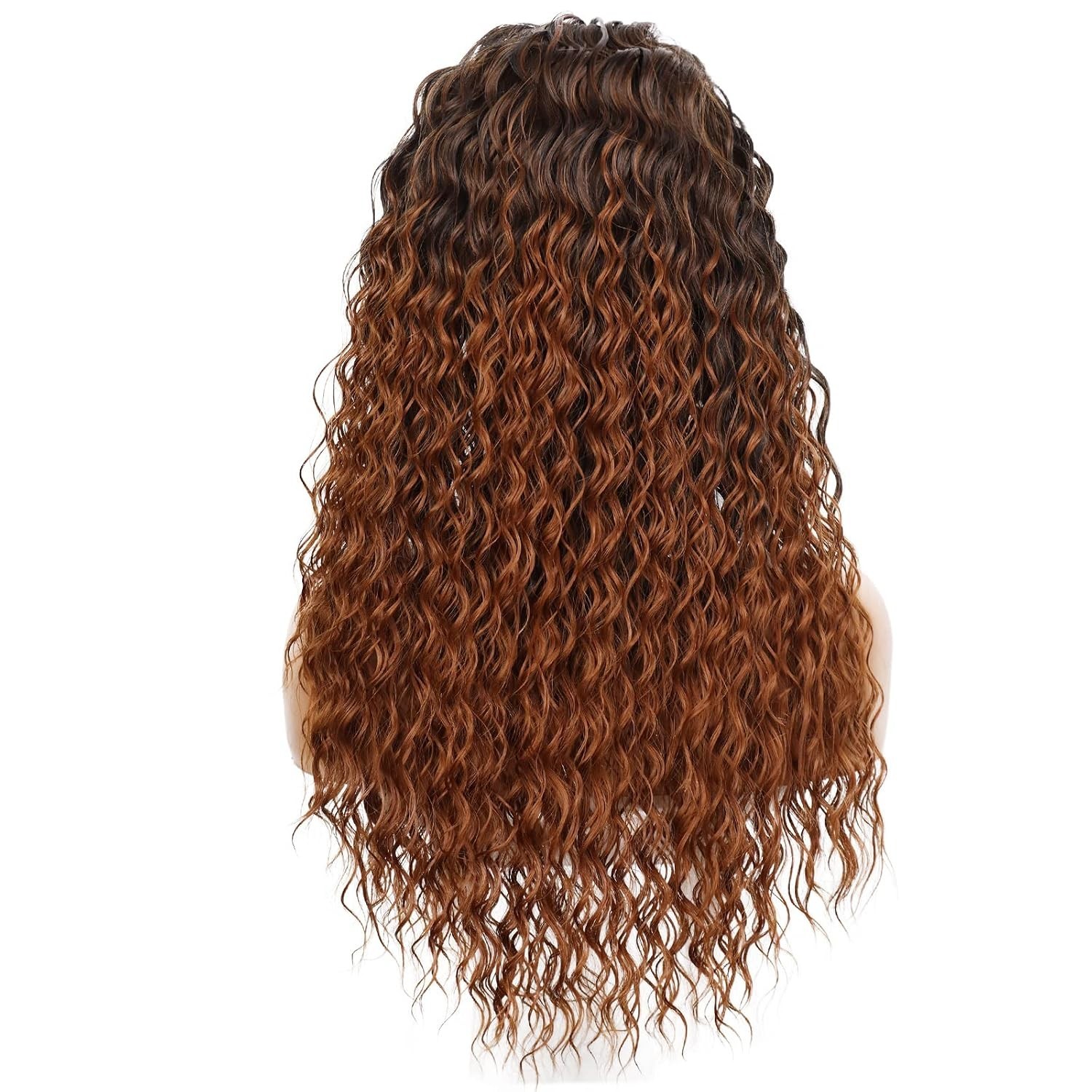 Breathable Elastic Cap Curly Wig – Adjustable Straps