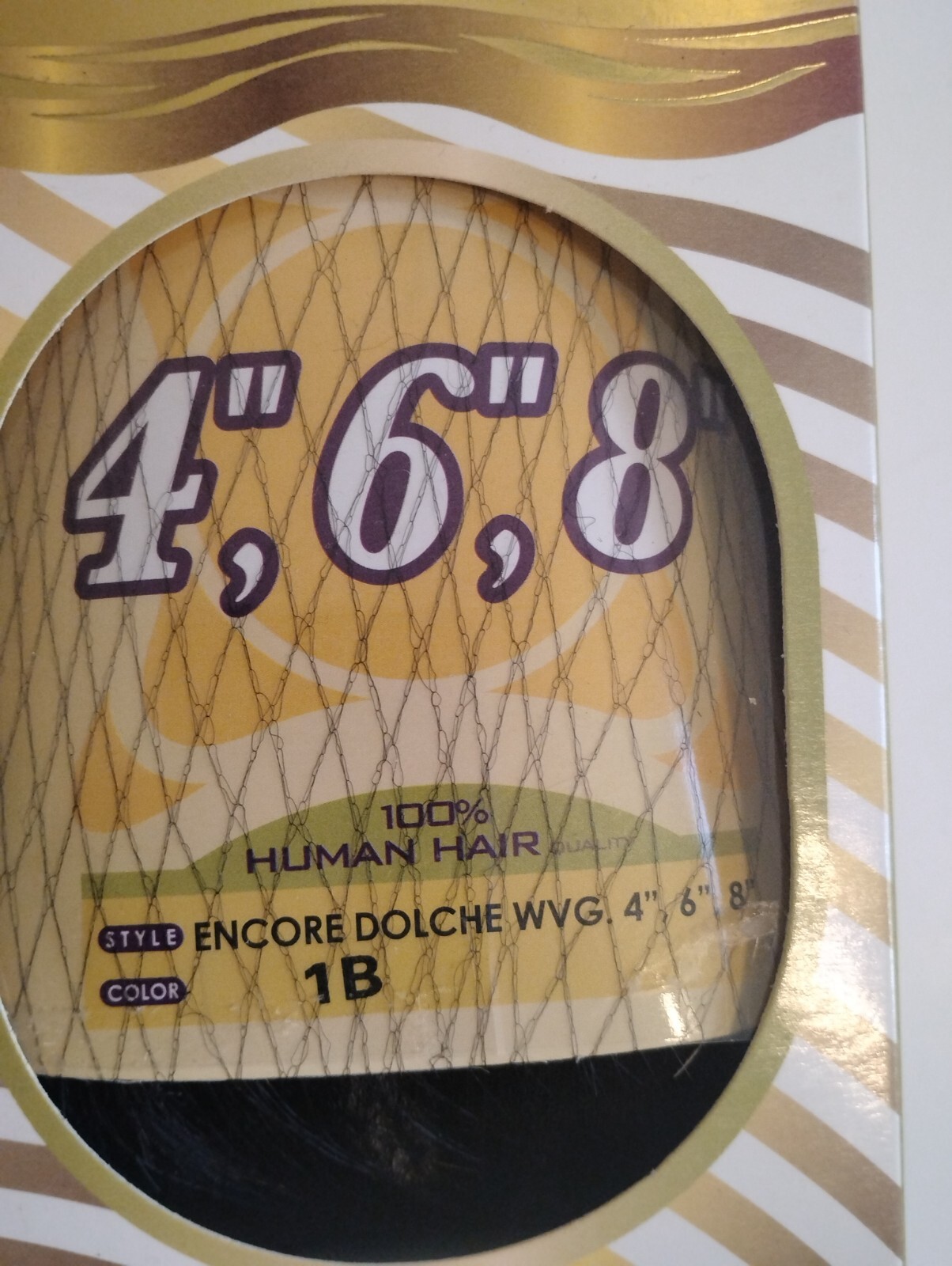 JANET ENCORE DOLCHE YAKY 100% HUMAN HAIR WRAP & ROll 4, 6,8 Inch 1B