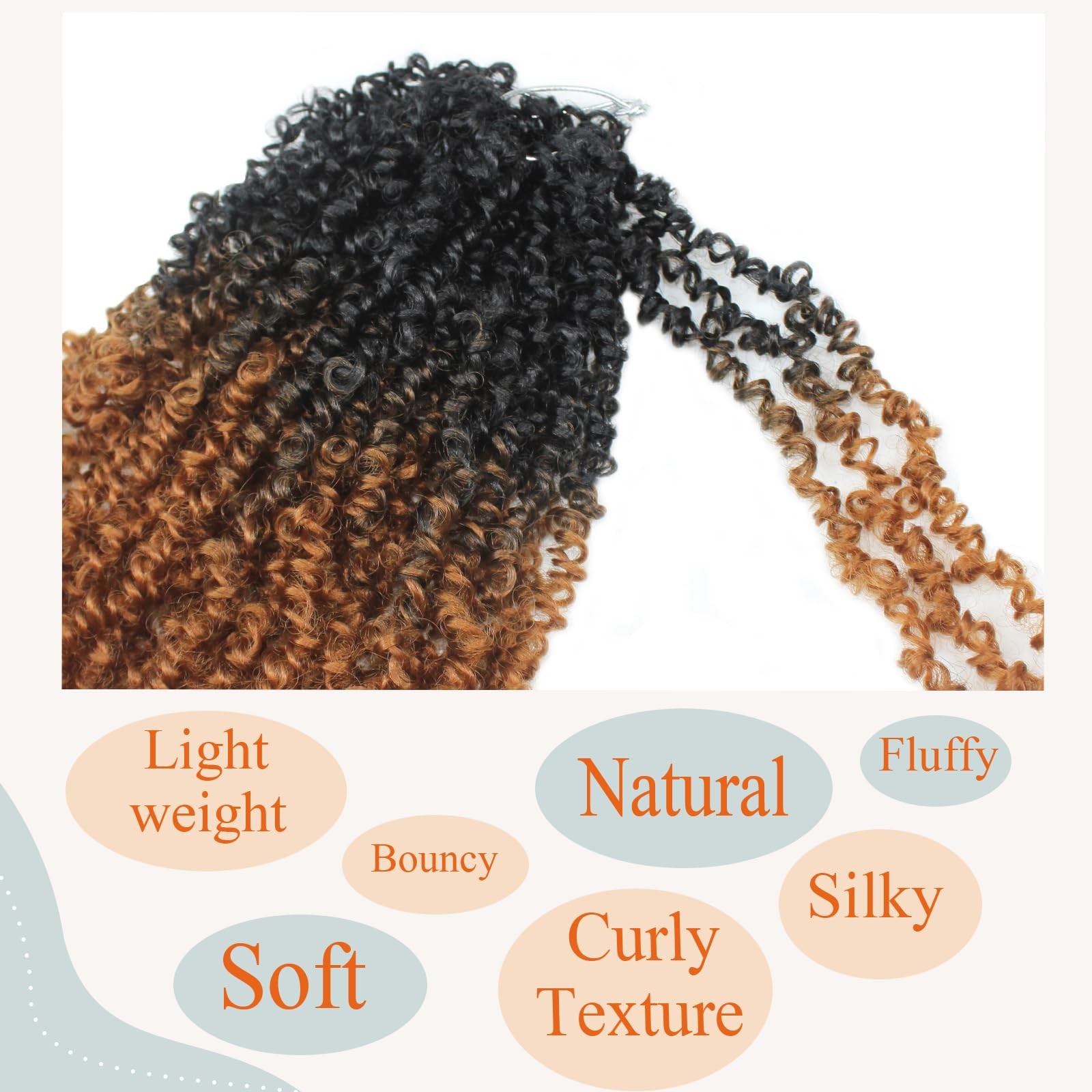 Haftaluv Yanky Twist Crochet Hair 12 Inch 2 Packs Pre Looped Mini Twist Yankee