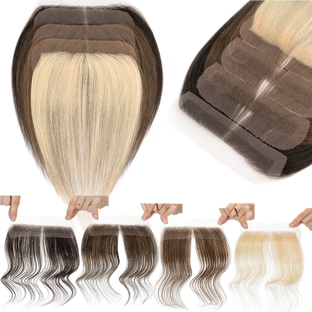 CLEARANCE Lace Topper Remy Human Hair Patch Toupee Women Receding Front Hairline