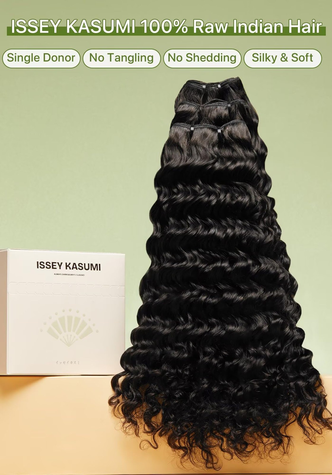 Issey Kasumi Water Wave Bundles Human Hair100 Unprocessed Indian Raw Hair