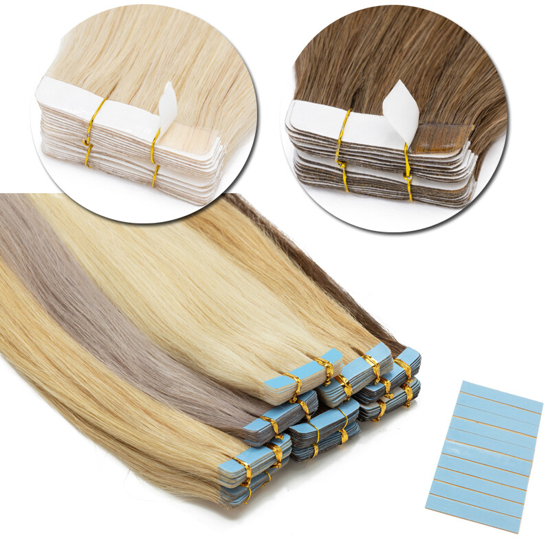 10-100pcs Double Sided Adhesive Tape For Tape in On Human Hair Extensions Weft