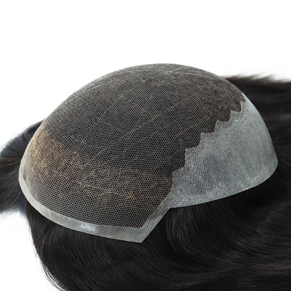Women Top Pieces Hair Replacement Remy Hair Toppers Q6 7X9 16” Human Hair #NC