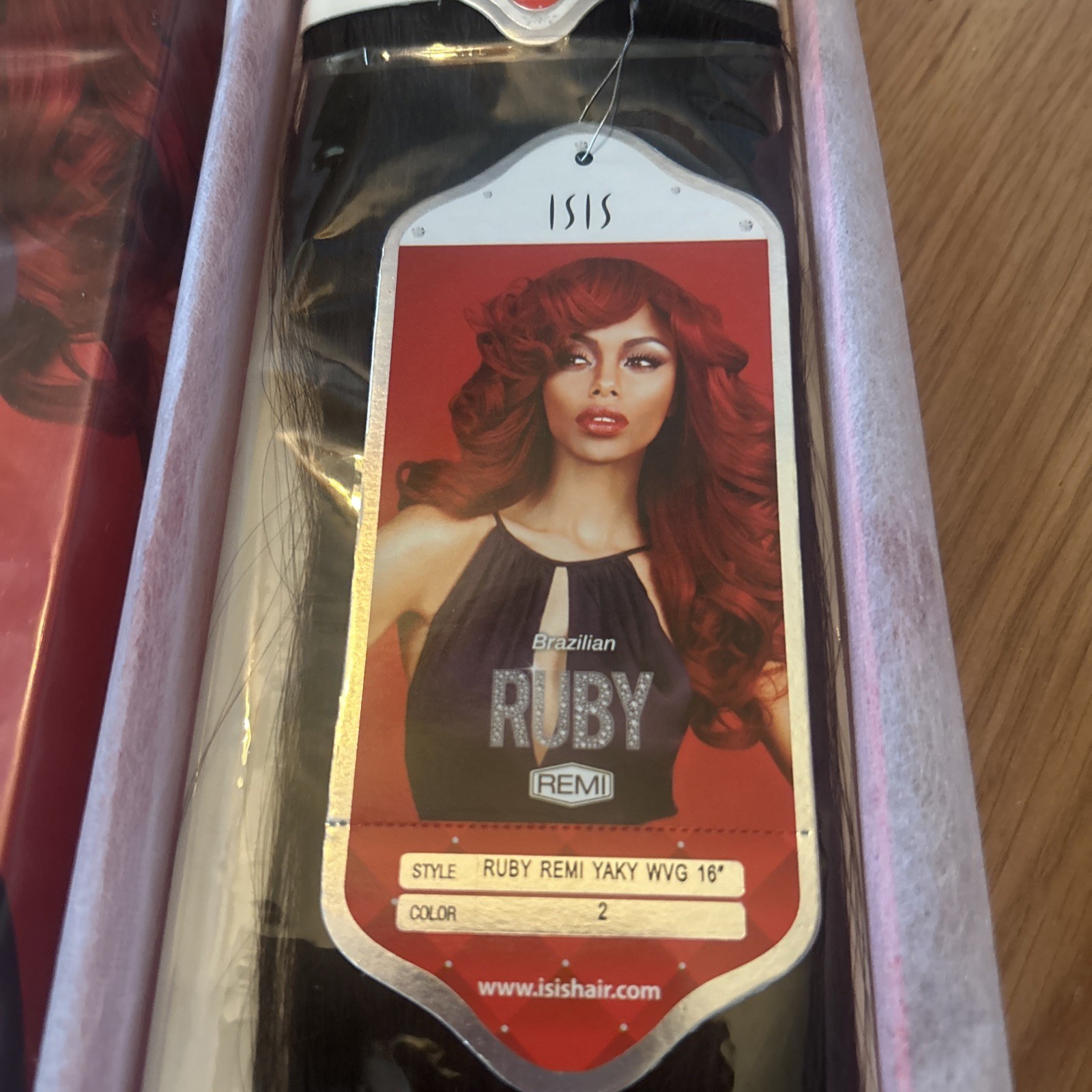 100% Human Brazilian Hair Ext. 16”inches. Color #2. 1 Pack For $50