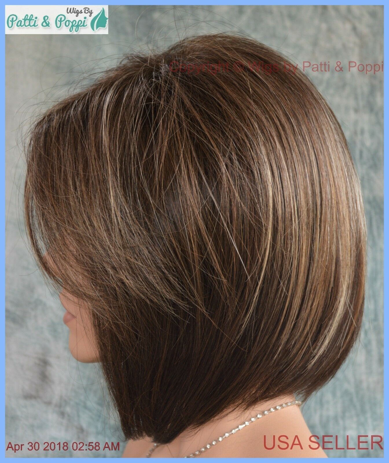 “MAY” RENE OF PARIS NORIKO WIG *CHOCOLATE FROST R *NEW IN BOX WITH TAGS