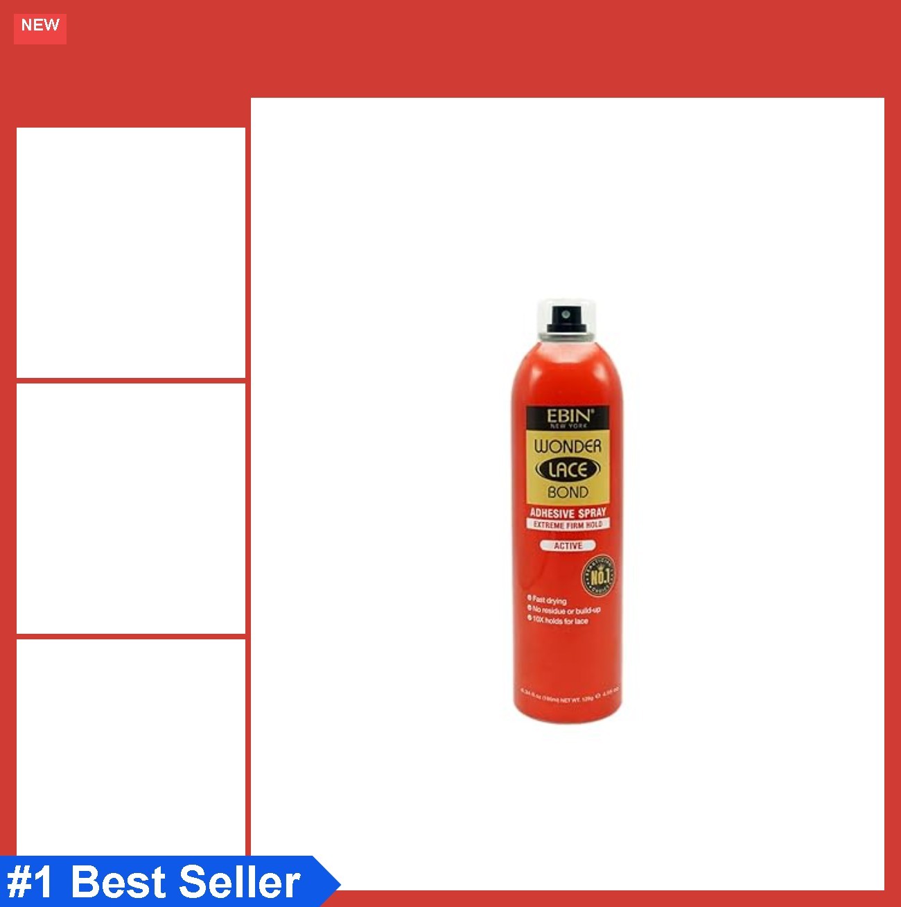 Lace Wig Adhesive Spray Extreme Firm Hold 14.2oz Quick Drying Clear