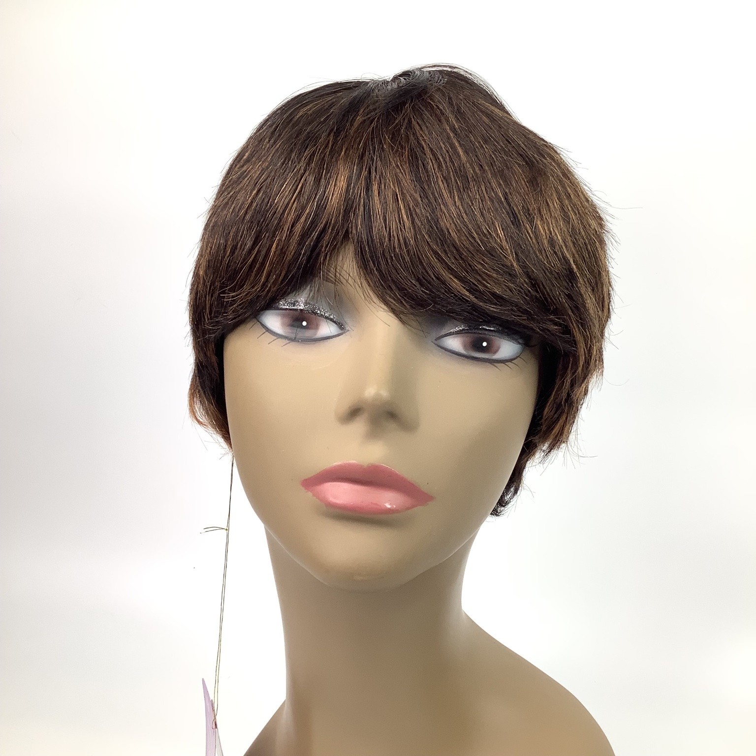 It’s a Wig! HH INDIAN TARA 100% Human Hair Wig P1B/30 Pixie Style