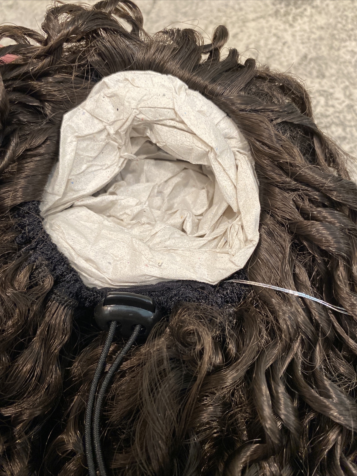 New born free drawstring ponytail style Tana