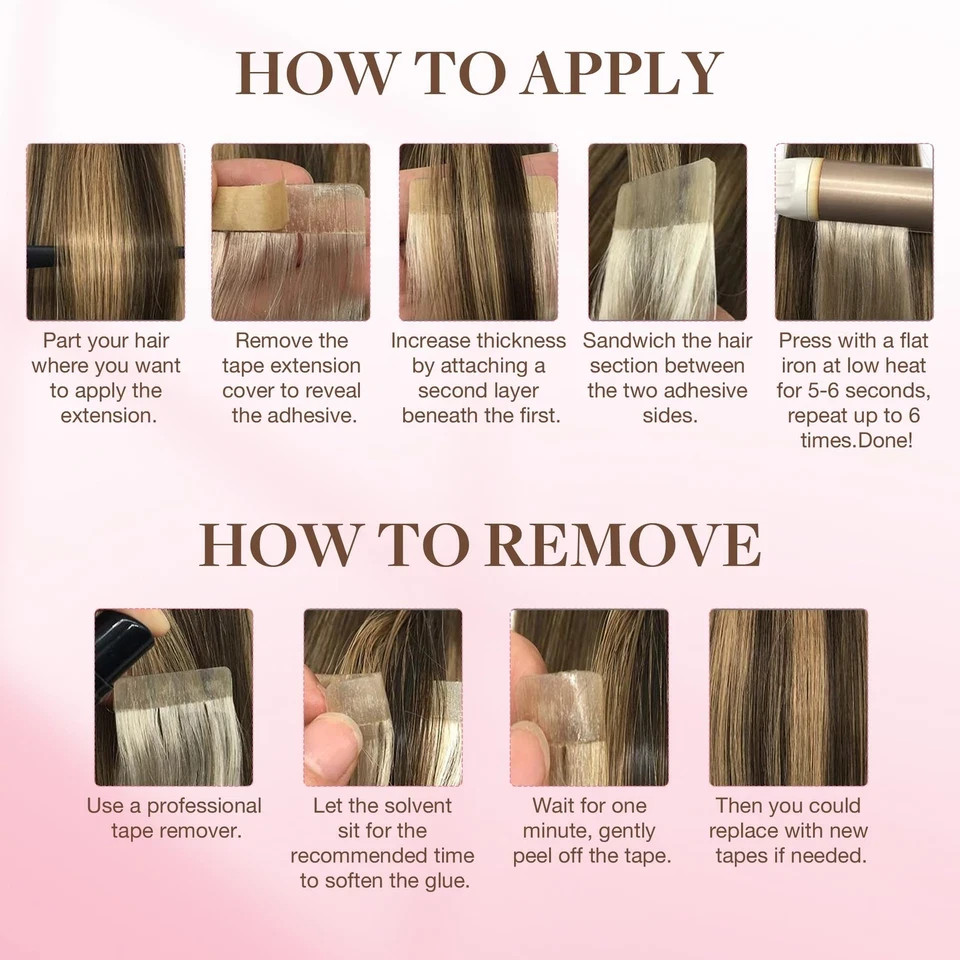 Goo Goo Hair Extension Double Sided Adhesive Replacement Tape, Profess