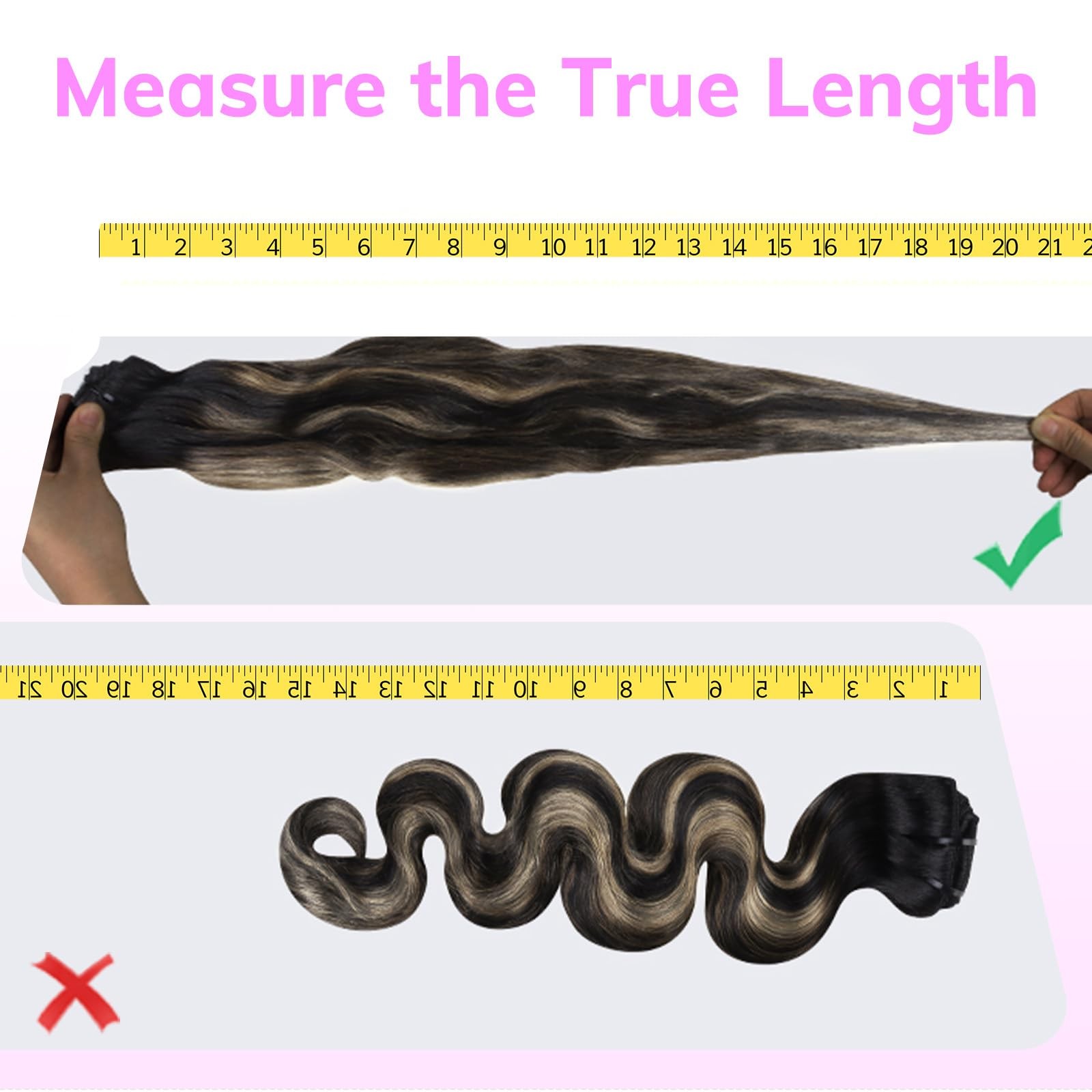 Idn Beauty Seamless Clip In Hair Extensions Human Hair 110G 16 Inch 1B/19/1B