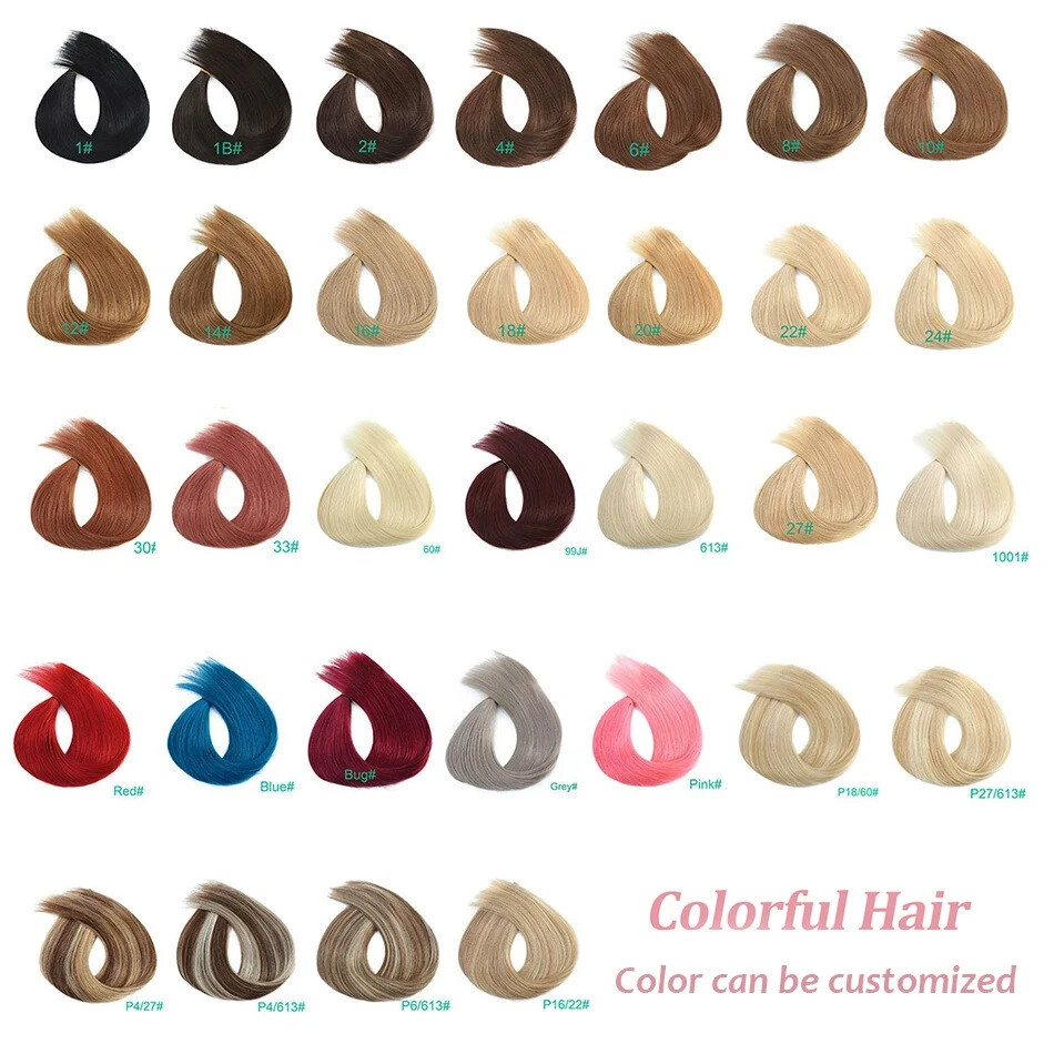 Double Weft Sew in Hair Extensions Brazilian Remy Human Hair Weave Bundles 95gr