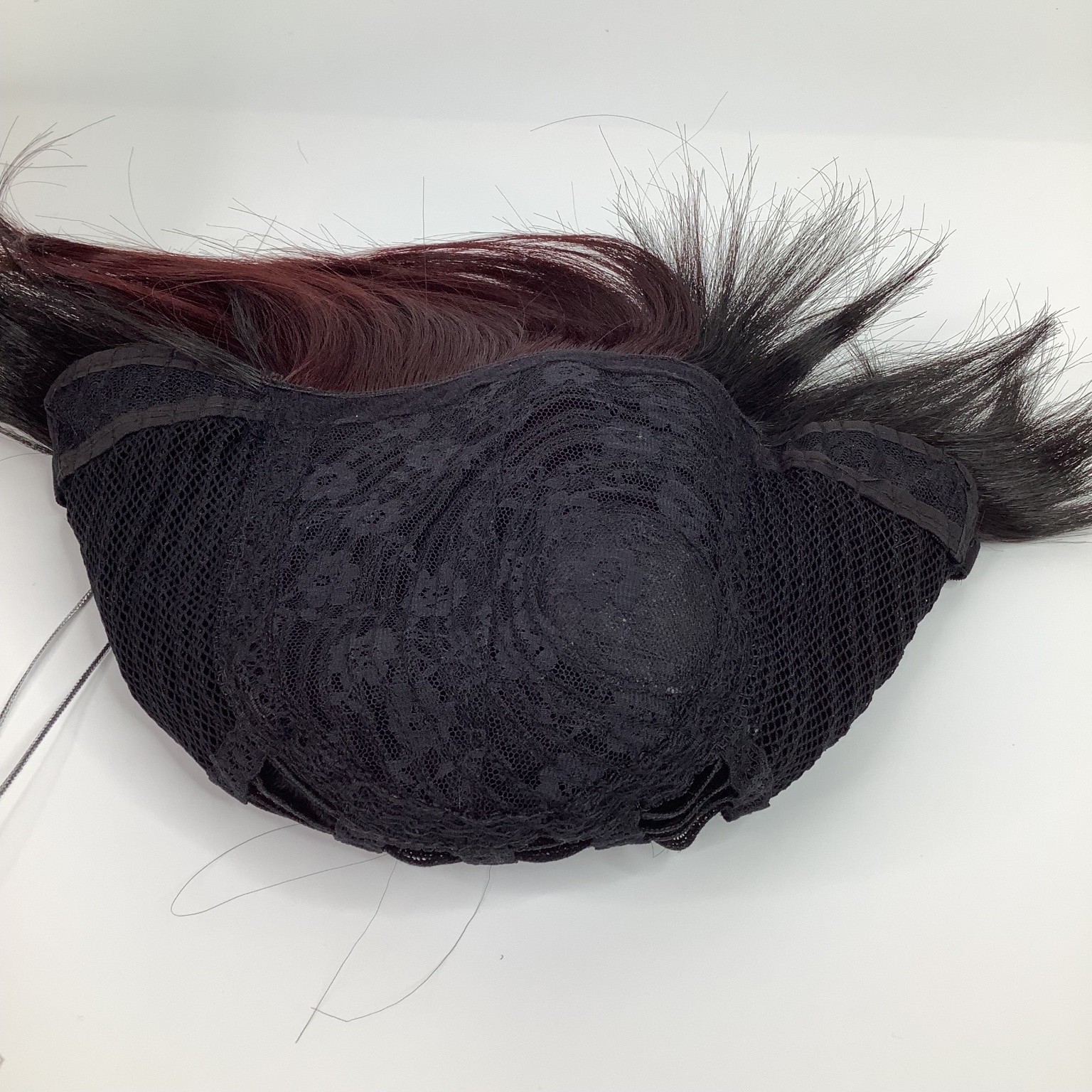 Vanessa Smart Wig Smart BIO FF99J Short Bob Pixie Black Red Synthetic Fiber
