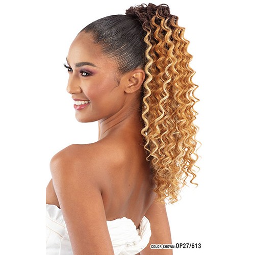 Mayde beauty Mocha Ponytail – Deep curl 18″