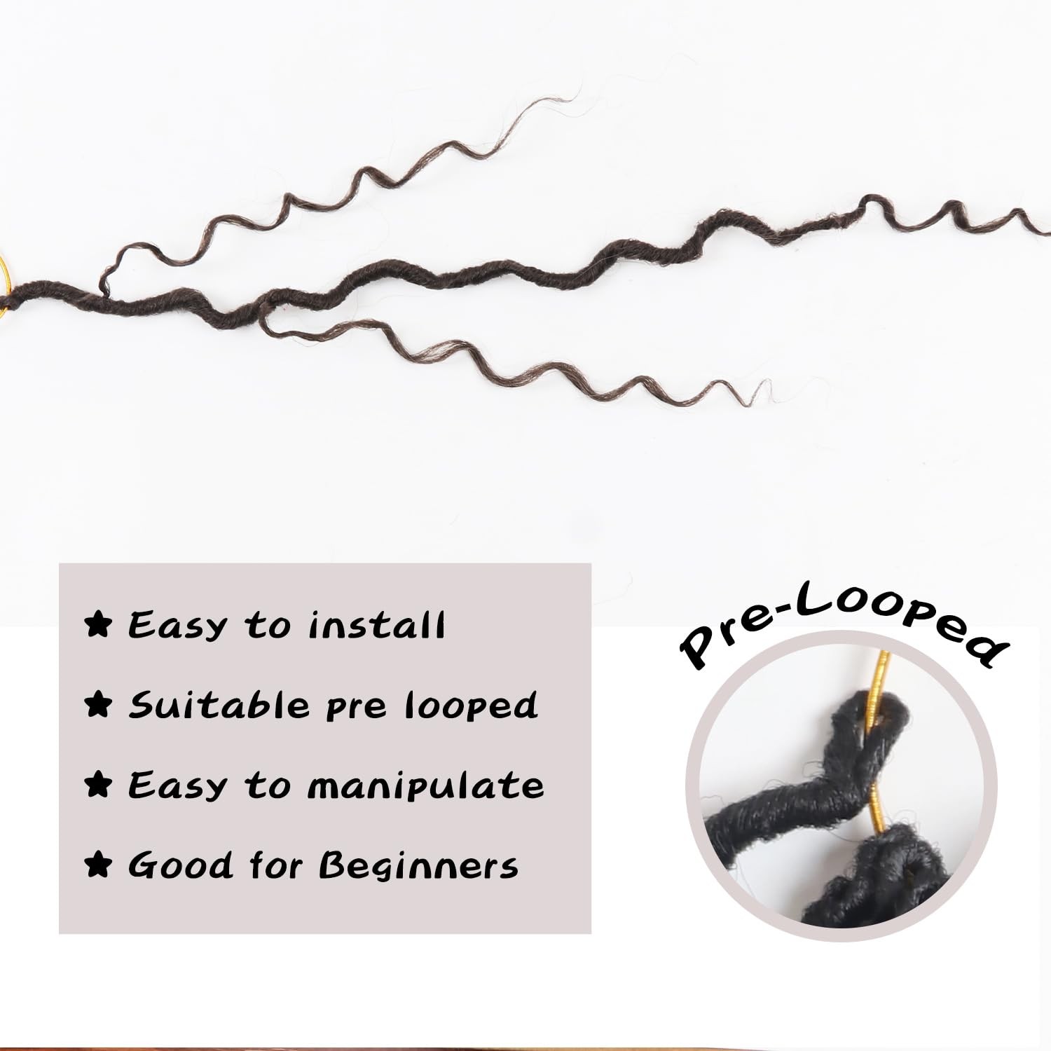 Goddess Locs Crochet Hairvemet 14 Inch 9 Packs Synthetic Faux Locs Crochet
