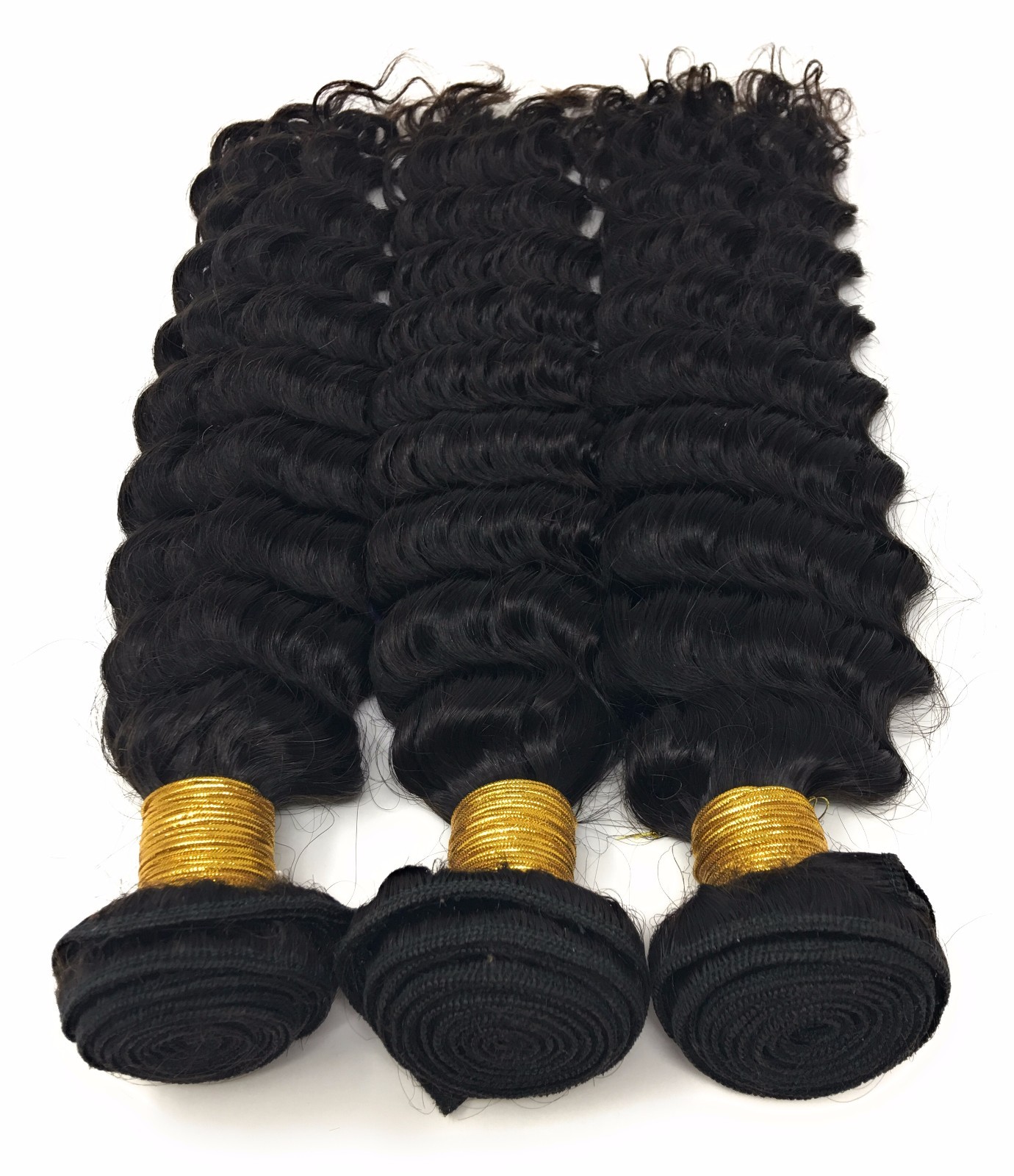 9A Remy Virgin Deep Wave Natural Color Sew In 100 Brazilian Human Hair Extension