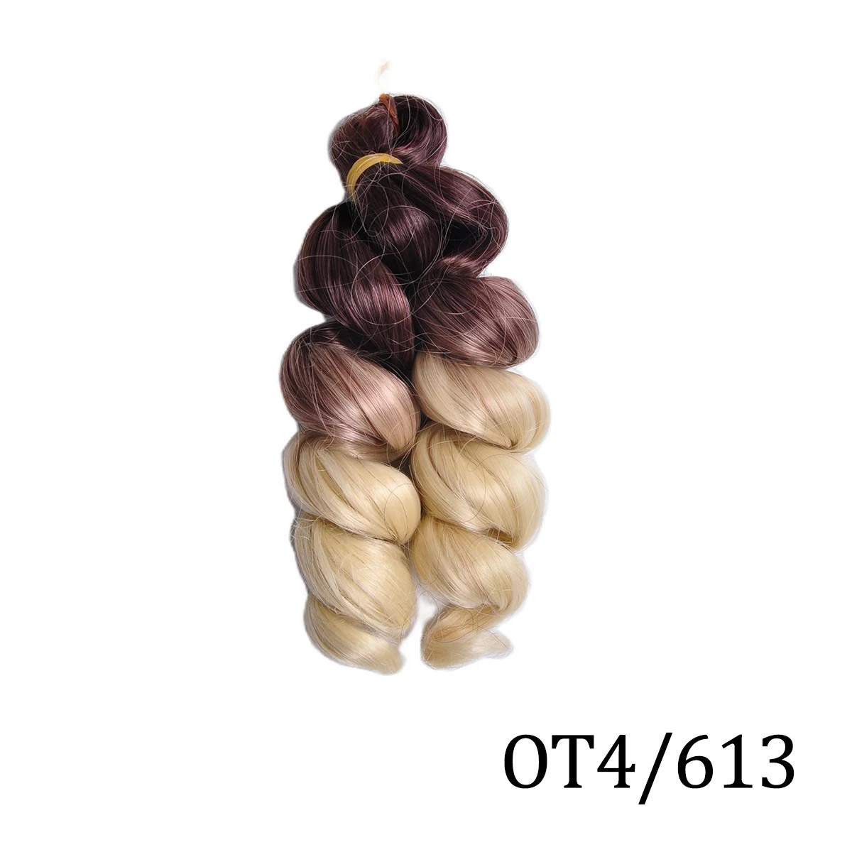 12Inch French Curls Synthetic Hair Extensions Loose Deep Wave Crochet Braids
