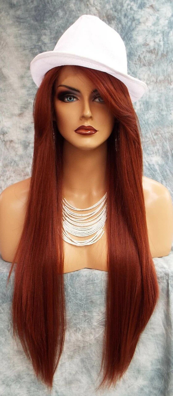 LACE FRONT C PART STRAIGHT WITH SIDE BANG WIG COLOR 130 GORGEOUS SEXY 472