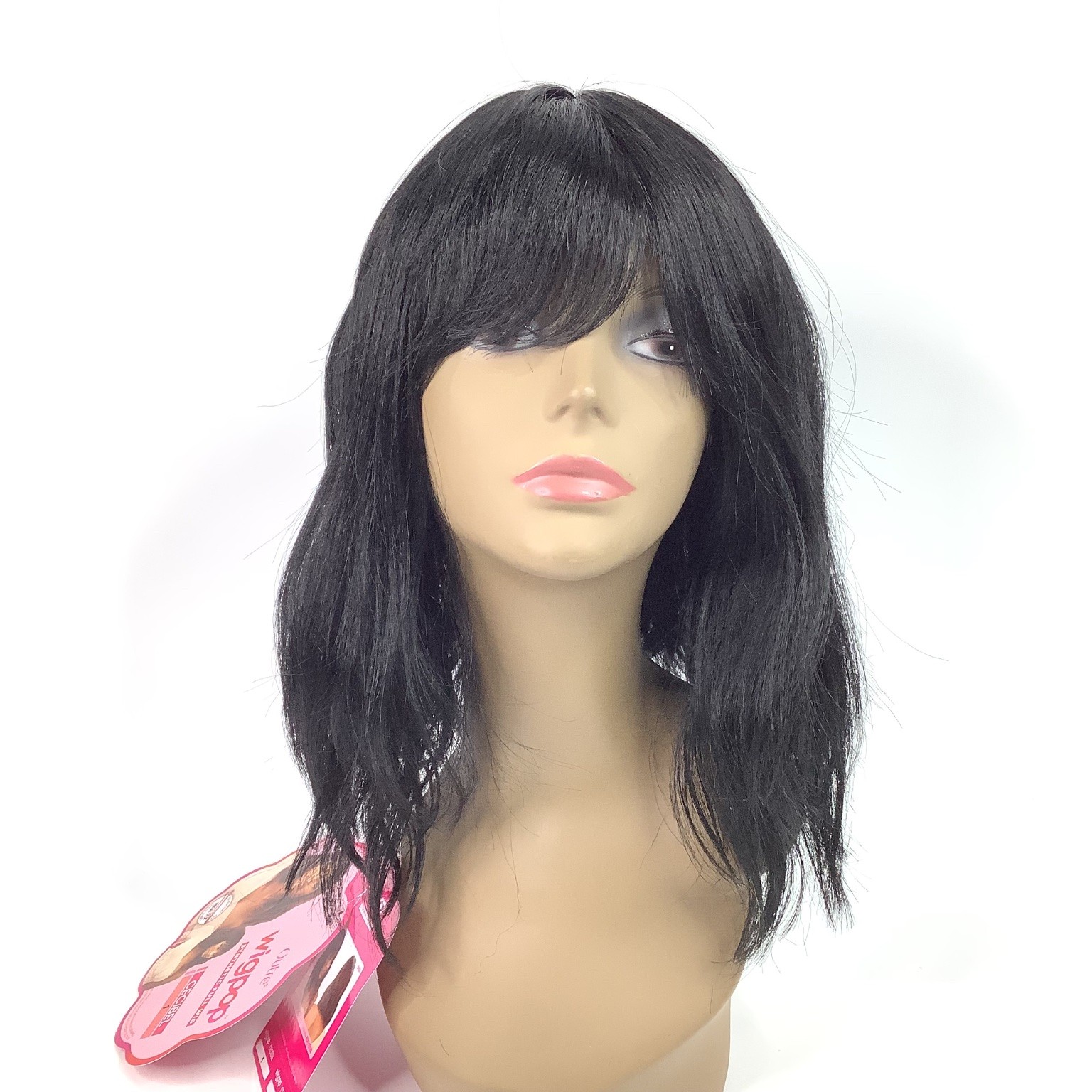 Outre wigpop CECIBEL Synthetic Full Wig Black Wavy Bob Heat Resistant