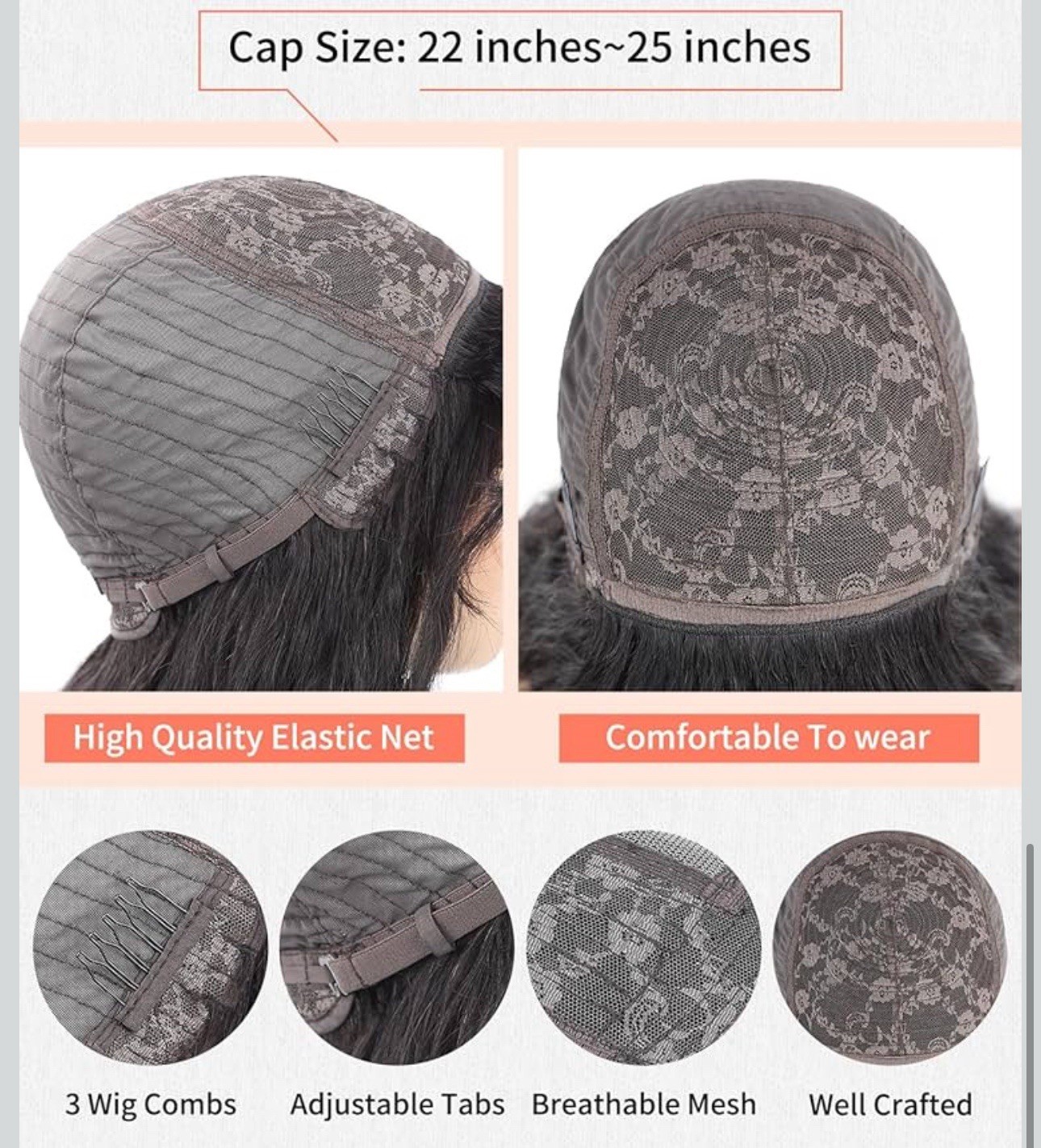 Wingee 100% Virgin Human Hair Natural Black 18 Inch