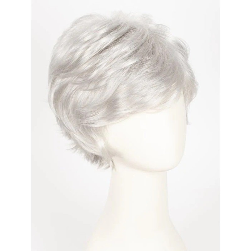 NIB Estetica Heidi Wig R60 White Pure Stretch Cap Short Layered Flip Pixie Bangs