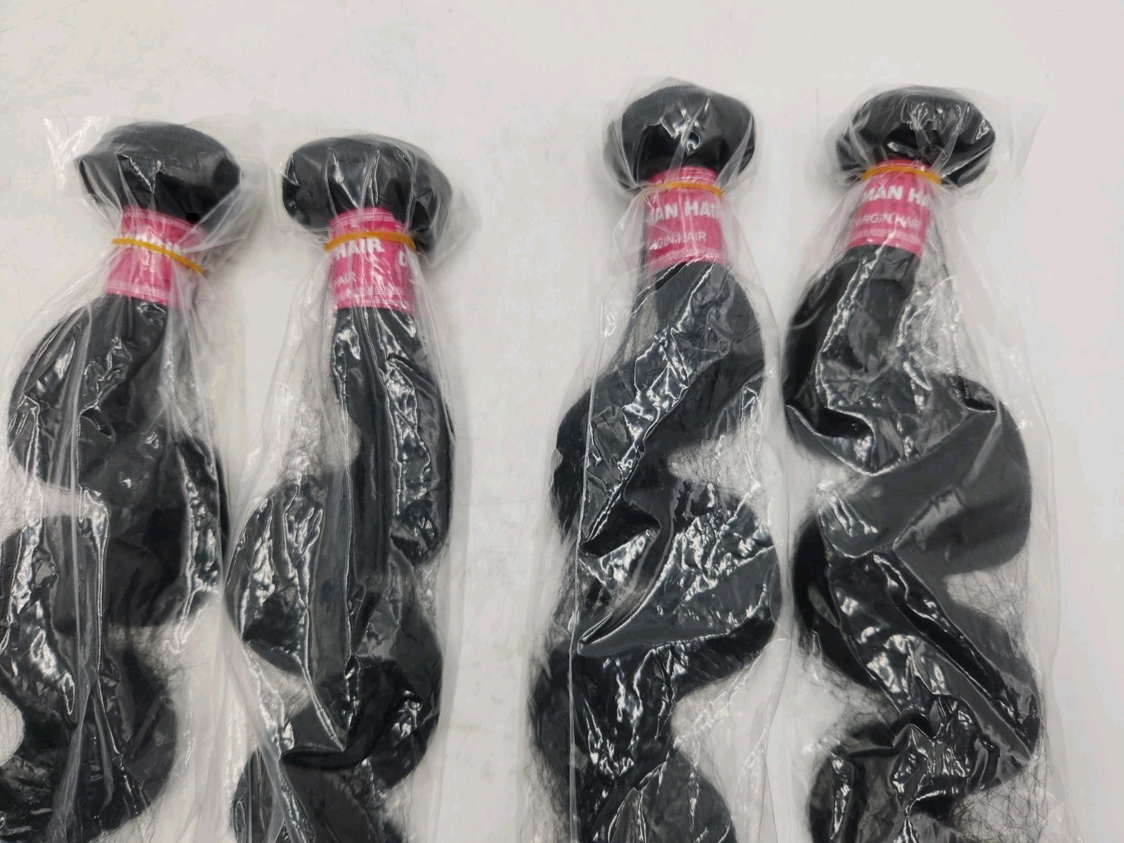UNICE 4Pc 100% Human Hair Bundles Bode Wave 20″, 22″, 24″, 26″
