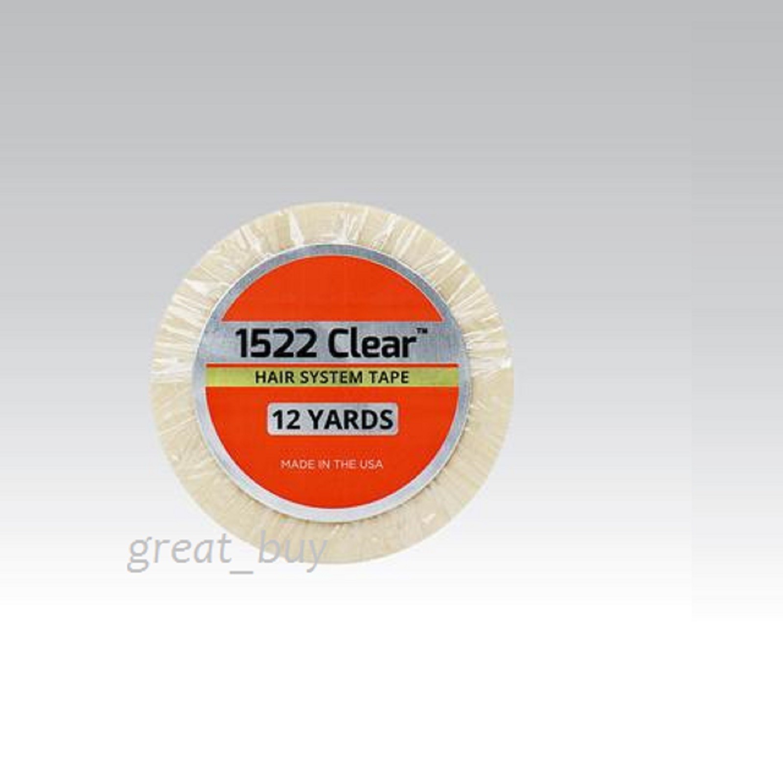 Walker 1/2″ X 12 YD.3M #1522 Clear Tape Roll for Hairpiece,Wigs,Toupee.