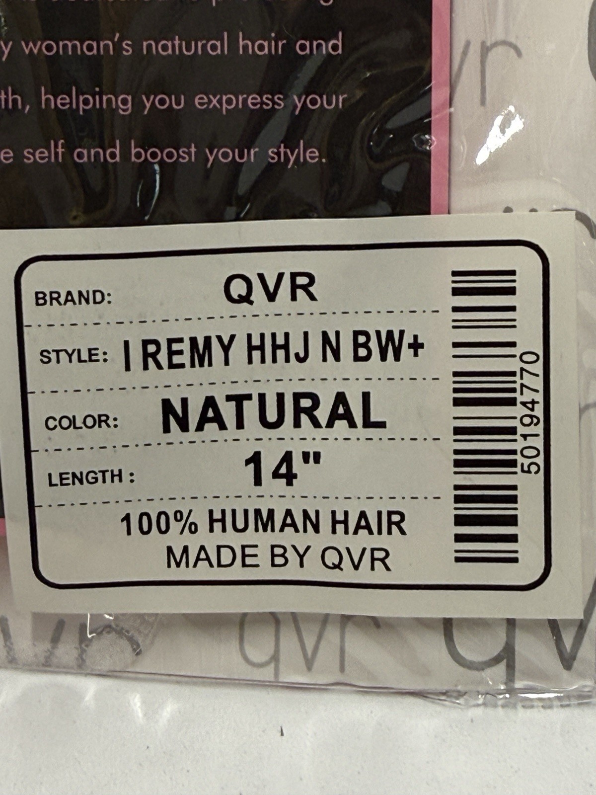 QVR Feather Crochet Hair 100% Human Hair Remy Twist Natural 14in Reusable