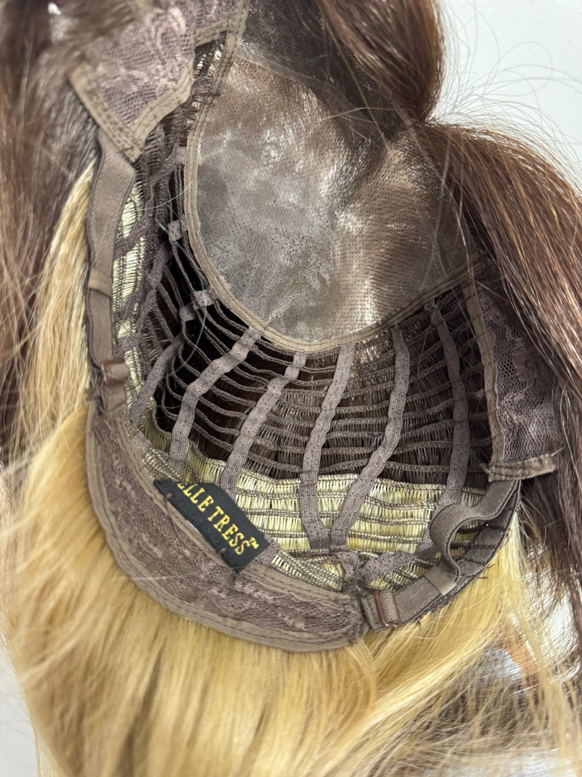 Belle Tress Pure Honey Wig Sweet Mango Lace Front Mono Top Heat Friendly HTF