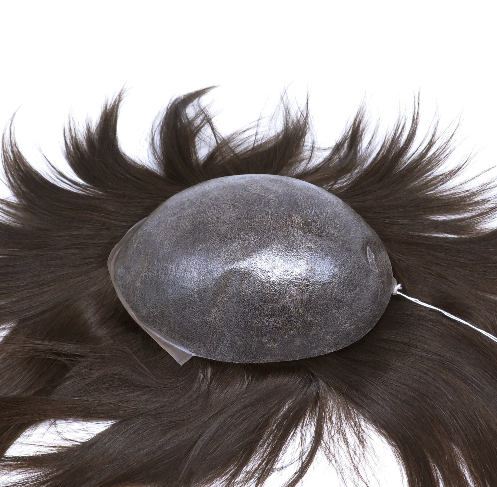 Mens Toupee European Virgin Human Hair Replacement System All Injection Skin 7×9