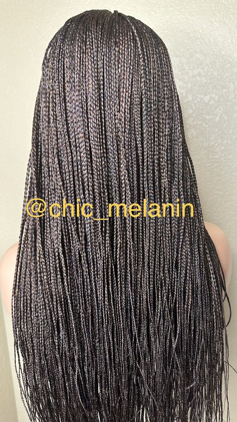 Mix color Leonie style micro braids