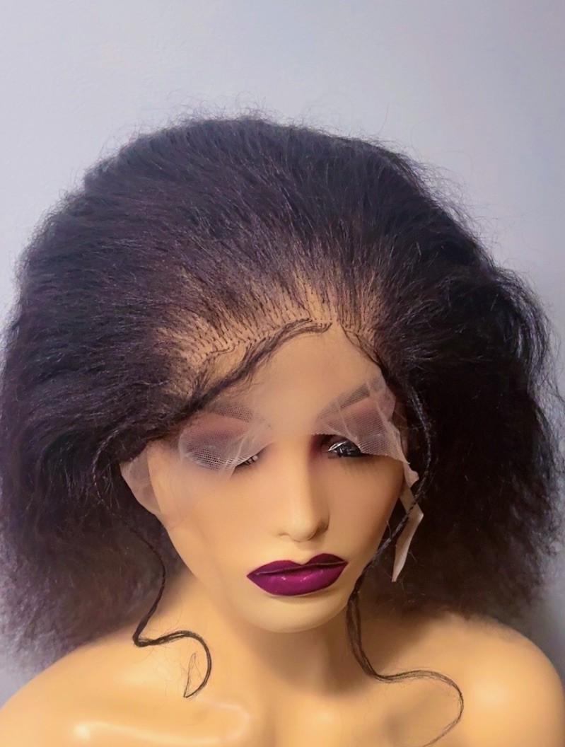 1pcs Full Lace Ventilated Cap With 14″Long Hair For Braided Wig Medium Size