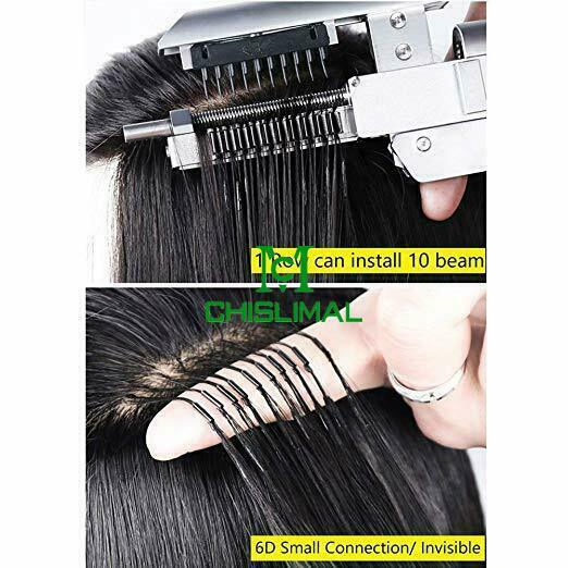 black brown blonde 6D Micro Hair Extensions Remy Hair 50gram 100Strands 10Rows