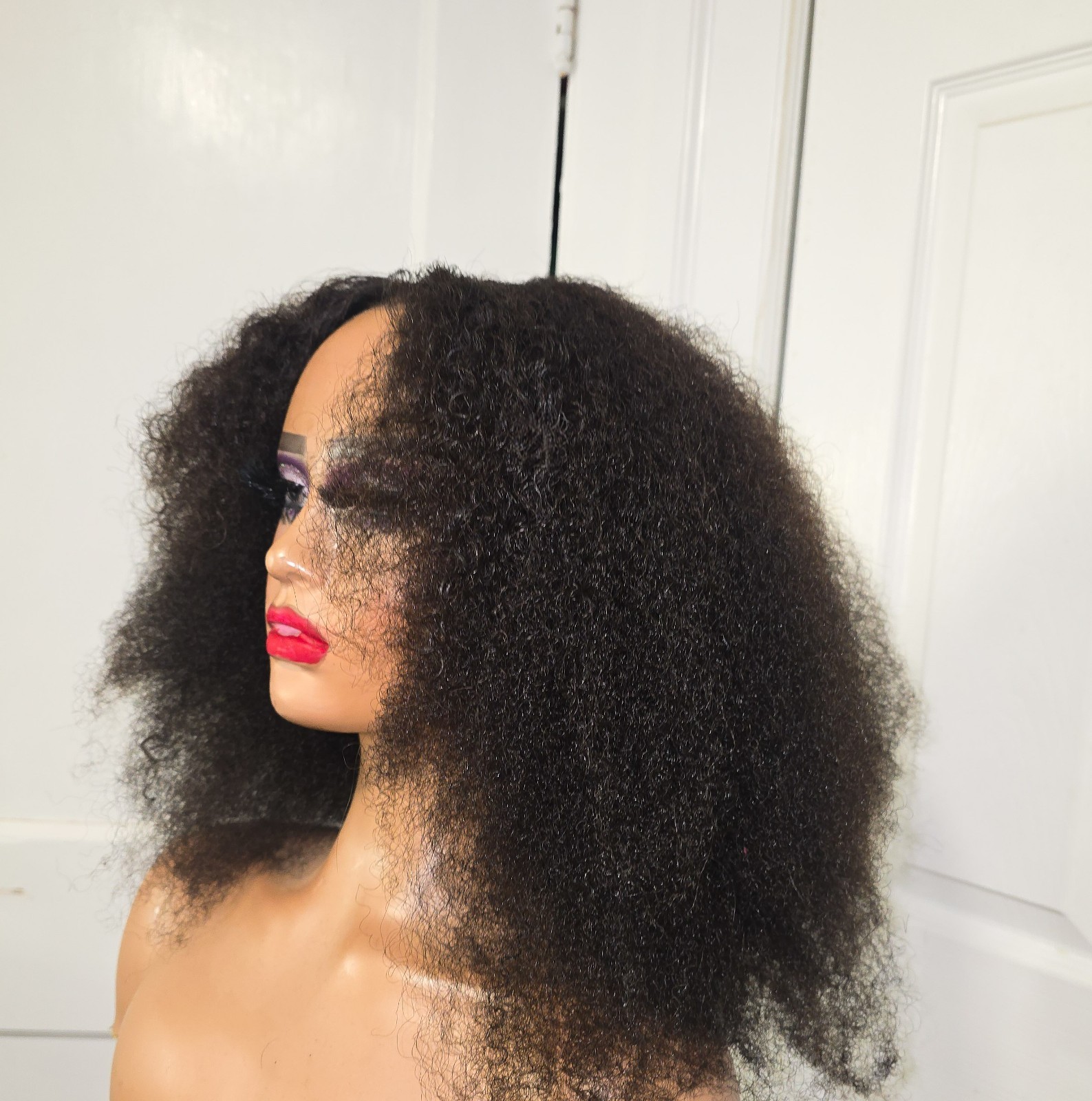 Kinky Curly Afro Lace Closure Wig