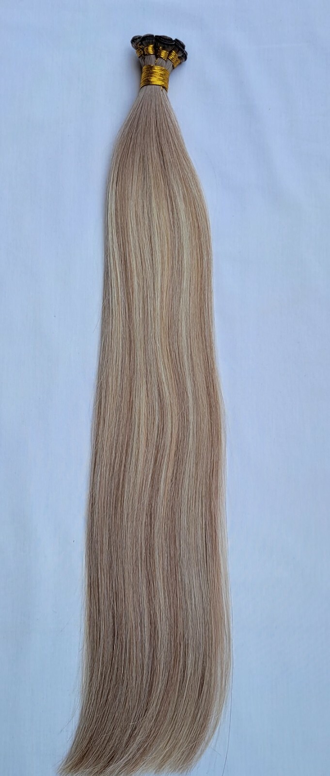 18″, 20″, 22″ Hand-Tied Weft, 100 grams, Human Remy Hair Extensions #B17/1001
